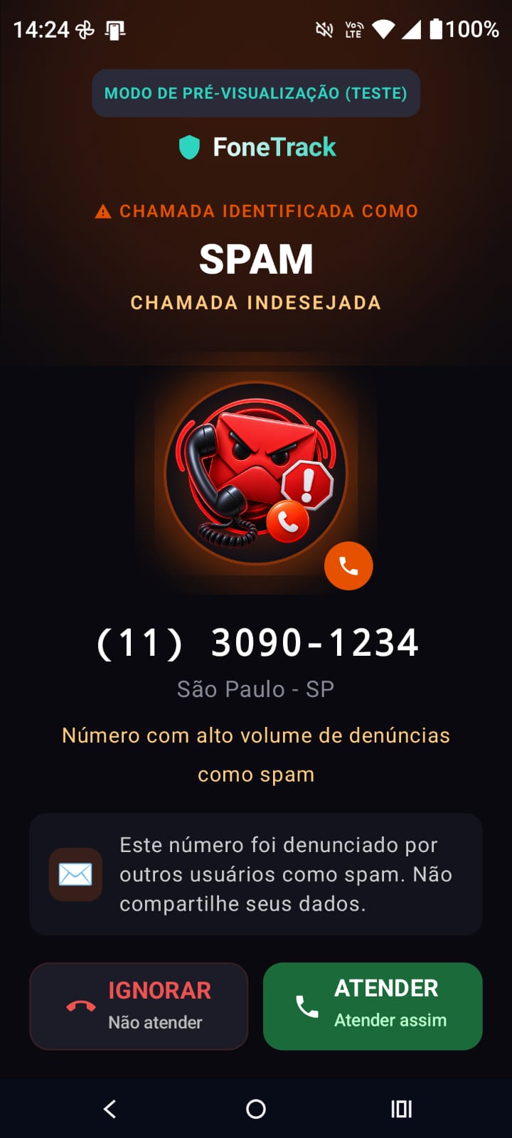 FoneTrack - Anti-Spam e Caller ID